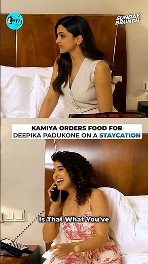 Kamiya Orders Food For Deepika Padukone On A Staycation!! #deepikapadukone #staycation #foodie