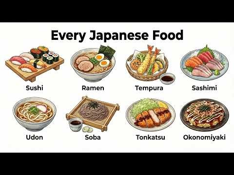 Every Japanese Food Explained in 8 Minutes