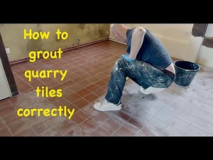 How to grout floor tiles correctly
