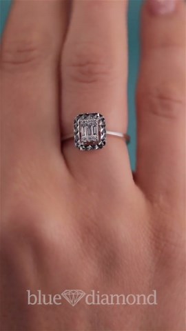 0.15-carat Baguette Diamond Ring - Etsy