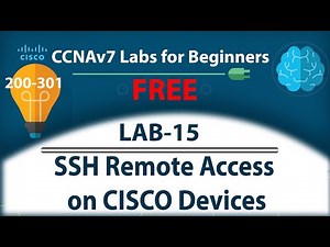 How to Configure SSH on Cisco Devices | Secure Remote Access Lab (CCNA 200-301 Tutorial - Lab 15)