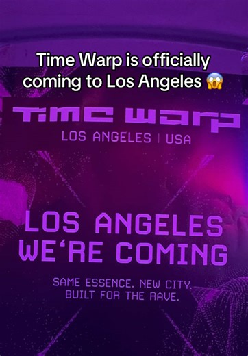 German techno festival Time Warp is officially coming to Los Angeles. The announcement was revealed through posters at Insomniac's Skyline Festival, currently taking place in Los Angeles. Time Warp is consistently expanding their footprint across the globe with recent announcements in Miami and Mexico City. FOLLOW @edm_maniac for EDM music news, content & more. #technomaniac #timewarp #technofestival #raves