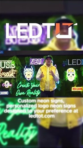 Custom Neon Signs | Personalized Logo Neon Signs – LEDTOT
