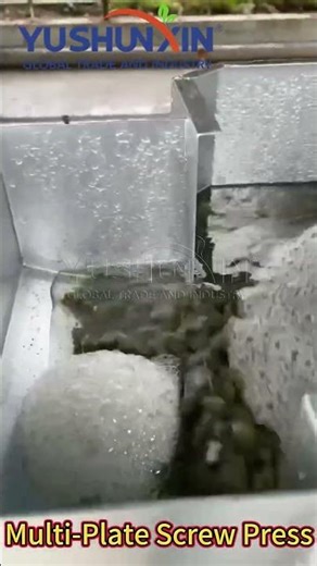 Multi Plate Screw Press For Bio-Organic Fertilizer Production