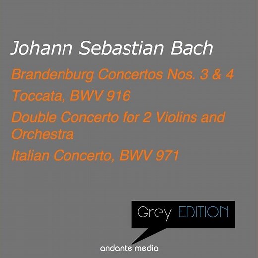Brandenburg Concerto No. 3 in G Major, BWV 1048: II. Adagio