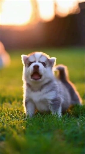 This Puppy Is Trying to Howl