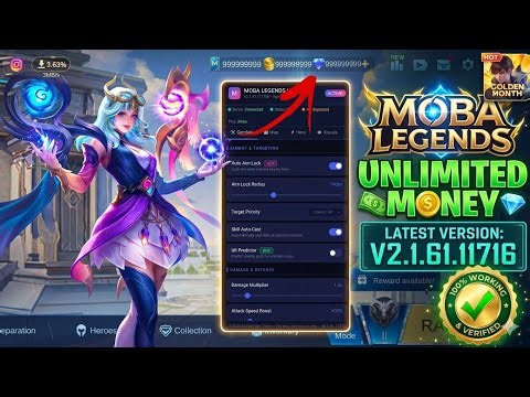 Moba Legends Mod Apk Latest Version with Unlimited Money and Mode Menu For Free Download Now!!