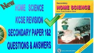 Home Science Revision Form 2 Questions Answers Kcse Home Science Paper 1 2 Kcse 2022 Revision Mp3 & Mp4 Download
