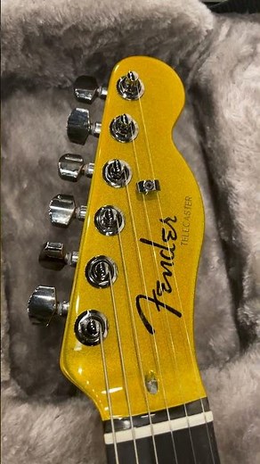 Fender 75th Anniversary American Ultra II Telecaster Limited Edition Electric Guitar, Liquid Gold
