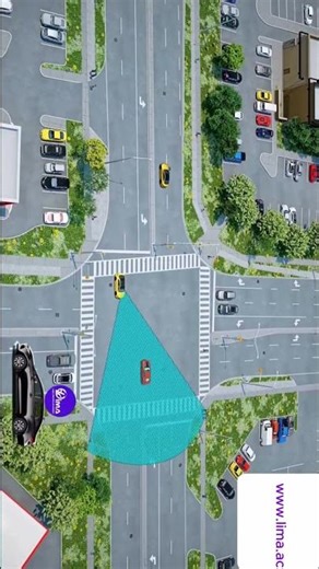 Scan the Intersection Like a Pro | Watch This Driving Animation #shorts