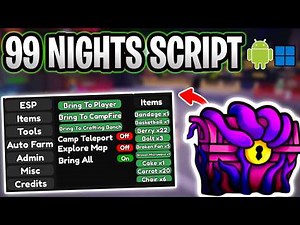 NEW 99 Nights in The Forest Script (PASTEBIN 2026) (AUTO DAYS FAST , GOD MODE)