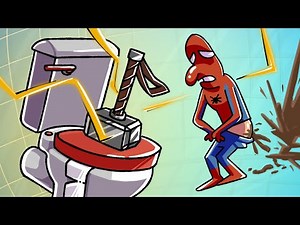 Spiderman's poop vs Thor - Hilarious Cartoon Fails | Funny Animated Compilation