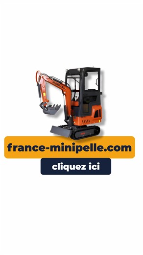Terrasse, piscine, tranchées ? Plus besoin de louer ni d’attendre un artisan. Achetez votre mini pelle dès 12 000€, livrée partout en France. ✅ Pas besoin de permis ✅ Livraison en 7 jours ✅ Formation incluse ✅ Paiement à la livraison France Minipelle, c’est le choix malin pour les bricoleurs exigeants. | France MINI PELLE