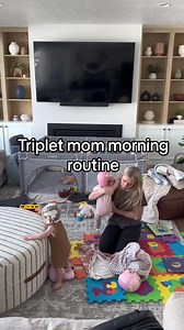 3.4K views · 64 reactions | Triplets mom morning routine﫶#triplets #baby #momlife #motherhood #mom #family | Maddy | Facebook
