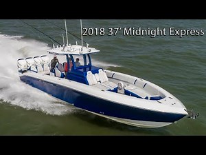 Check out this FAST 37' Midnight Express Open