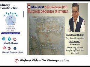 Poly Urethane PU Injection Grouting Treatment