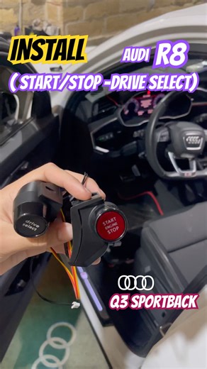 TASTI R8 install Audi Q3 Sportback #audi #r8 #q3sportback
