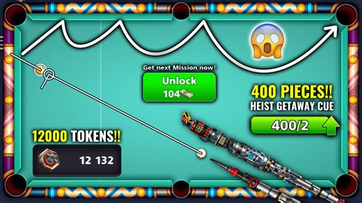 OMG! Need 104 CASH for a Single Mission 400 Pieces of Heist Getaway CUE 12000 Tokens - 8BallPool 👉 You can Join my Club, Play with me, and Enjoy So many Benefits by becoming a member on Patreon. 👉👉 JOIN NOW: https://www.patreon.com/gamingwithk 👉YouTube: https://www.youtube.com/c/GamingWithK #GamingWithK #8ballpool #HeistGetawayQuest #HeistGetaway #HeistGetawaySeason ----------MUSIC--------------- Music provided by NCS Axol The Tech Thieves - Bleed NCS Release Axol x Alex Skrindo - You NCS Re
