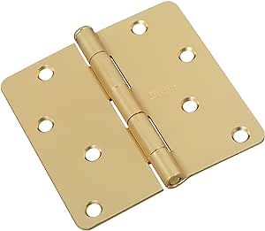 National Hardware N186-932 V512RC Door Hinge in Satin Brass