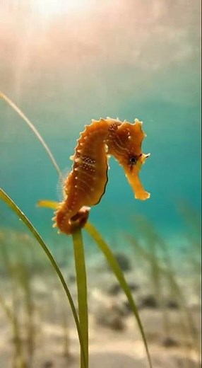 Tiny Seahorse: A Hyper-Realistic Portrait of the Ocean’s Smallest Guardian