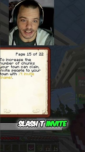 Minecraft Town: How to Invite Players (Even if You're Alone!) #shorts