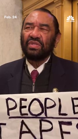 Rep. Al Green explains 'Black people aren't apes' sign