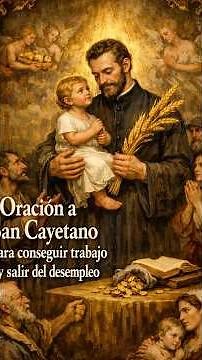 Oración a SAN CAYETANO para conseguir trabajo y salir del desempleo