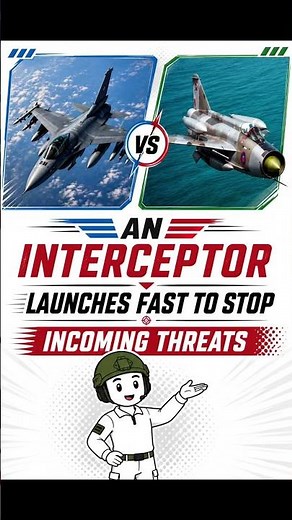 Fighter vs Interceptor Explained in 30 Seconds ✈️ #fighter #interceptor #aviation #comparison