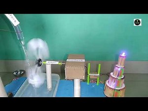 working model of hydro electric power plant || power plant ||
