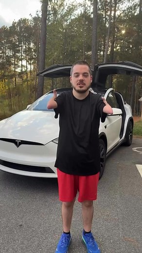 38K views · 549 reactions | Driving a Tesla Model X Plaid with no hands! | Mr.Martin | Facebook