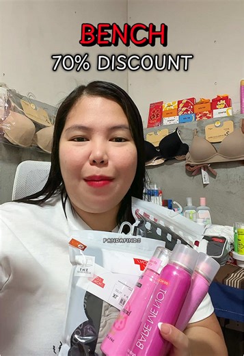 PASOK NA PO SA LIVE! NAKA 70% OFF NGAYON SI BENCH!!! 🔥🔥🔥 #supersale #megasale #sale #bench #discount #fyp