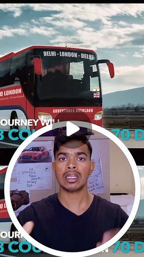 Ajithkumar K on Instagram: "Delhi to London Bus Drive. #delhi #london #bus #drive #tour #travelphotography #travel #happy"