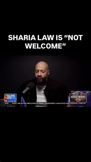 SHARIA LAW IS “NOT WELCOME” “If Sharia Law is a fundamental tenet of your Muslim identity in this country. You’re not welcome. Because we’re not doing it.” - @last.renaissance.man | America's Voice News
