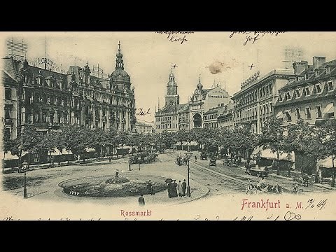 The Free & Imperial City of Frankfurt Germany, Old World (Pre-1900) Photographs & History + Map