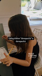 If a grown adult with a fully developed brain and years more of maturity is calling an underdeveloped, inexperienced child “disrespectful” that in and of itself is the epitome of disrespect. A child is “offline” experiencing a hard moment and unable to regulate their feelings. That is quite normal for many people but most especially children. Their thinking brains are not fully developed until 28. We have fully formed brains with full access to impulse control, reasoning, and much better decisio