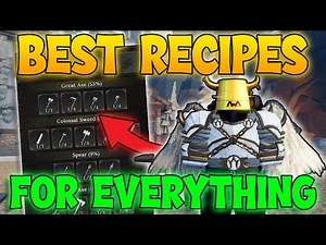NEW BEST Weapon & Armor Recipes In The Forge! - Armor & Weapon Recipes The Forge! (Roblox Forge)