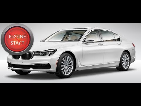 Open and start BMW 7-Series with a dead key fob battery.