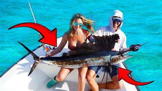 Hooked from the sky: A wild sailfish battle and a near disaster