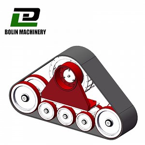 [Hot Item] Heavy Duty Combine Harvester Crawler Undercarriage Triangular Wheel Chassis for John Deere S660 S680