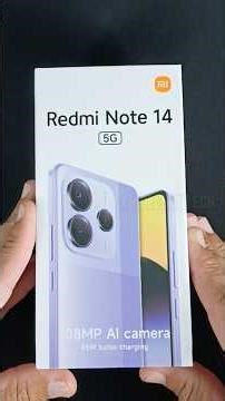 Unboxing do Redmi Note 14 5G em 1 minuto ⚡️😱 #xiaomi #redminote14 #redminote145g #shorts
