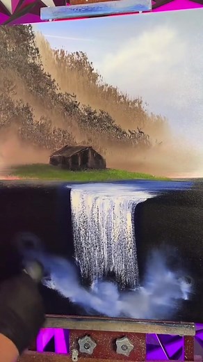 Learn How to Paint a Waterfall with Josh