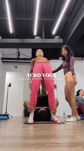 first time trying an acro yoga workshop with @mike_mckoy in midtown Toronto 露‍♀️ much fun! #torontoacroyoga #acroyoga #funfitness #flexibility #corestrength #balance #stacking | Jess Baker Wellness | Facebook