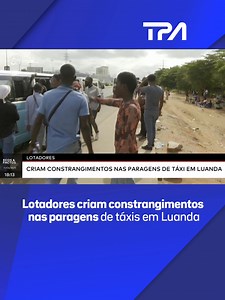 16K views · 305 reactions | Lotadores criam constrangimentos nas paragens de táxis em Luanda Os chamados lotadores que diariamente ficam nas paragens de táxis, são uma preocupação que às vezes inquietam os passageiros e embaraçam o trânsito. | Televisão Pública de Angola - TPA "Oficial" | Facebook