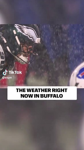 Imagine playing in this 😳 #rain #eagles #bills #nfl #weather (📺FOX) | eagles vs bills