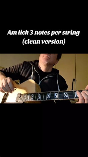 Am lick 3 notes per string lick #guitarsofinstragram #guitarsolo #guitarlick #jazz #blues #fusión #rock @thomastikinfeld @jimdunlopusa @fender | Juan Meier