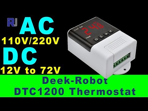 How to use Deek-Robot DTC1200 Digital Temperature Controller Thermostat - RJT267