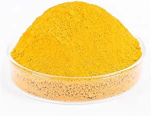 GOODTAKE Concrete Pigment Powder, Yellow Iron Oxide Cement Dye Color for Pastel Tile Paint, Mortar, Grout (Yellow, 16 oz)