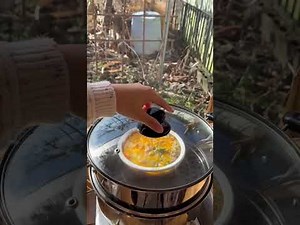 Steaming fermented fish sauce from the Mekong Delta for my parents-in-law to try.