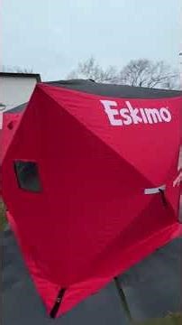 A quick tour on my New Eskimo Quickfish 3 HD. #quickfish3hd #iceshelter #eskimo