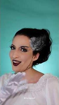 The Bride Of Frankenstein Makeup | Maria Pol #31daysofhalloween #makeup #frankenstein